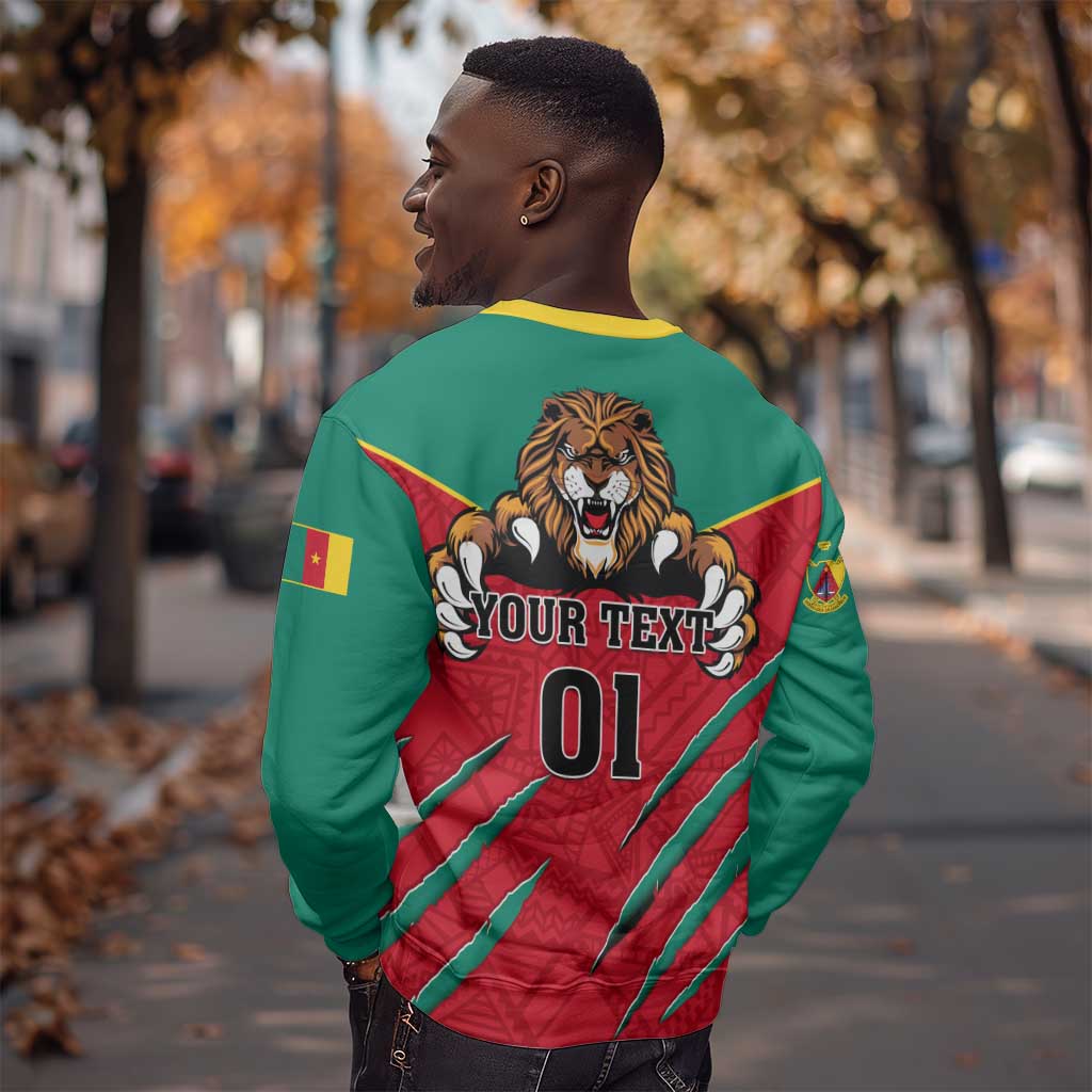 Support Les Lions Indomptables - Cameroon Football Sweatshirt LT01