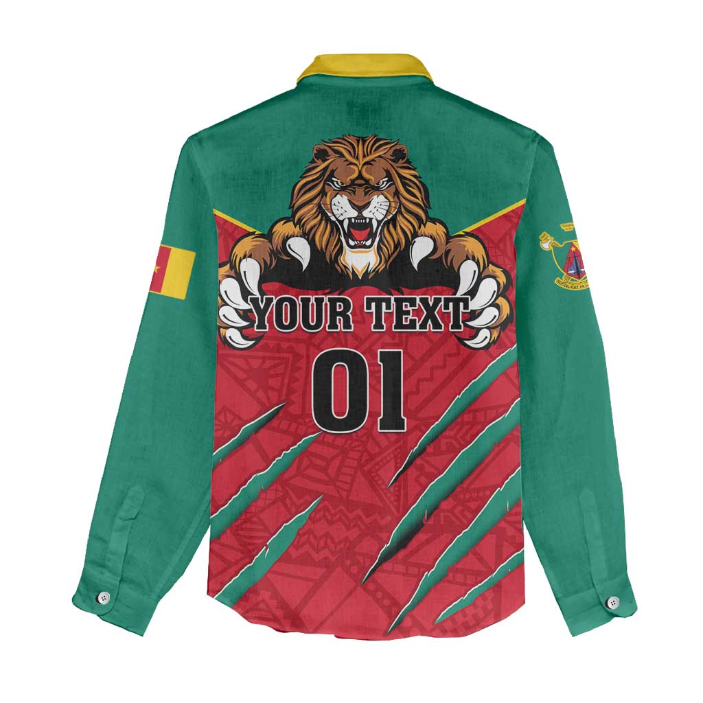 Support Les Lions Indomptables - Cameroon Football Women Casual Shirt LT01