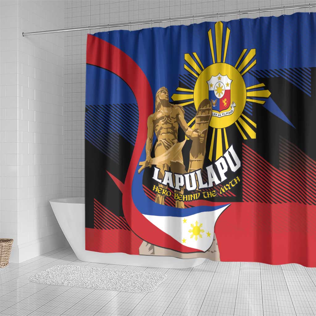 Philippines Lapulapu Shower Curtain Hero Behind The Myth LT01
