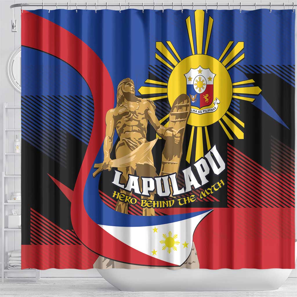 Philippines Lapulapu Shower Curtain Hero Behind The Myth LT01