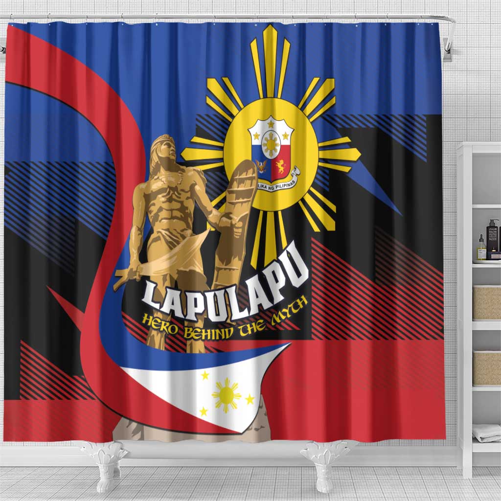Philippines Lapulapu Shower Curtain Hero Behind The Myth LT01