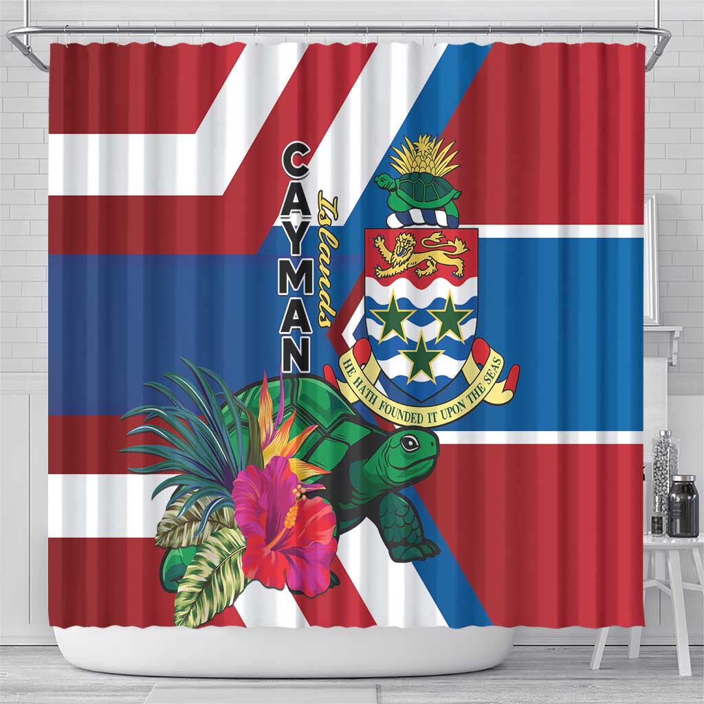 Cayman Islands Shower Curtain Tropical Green Turtle LT01