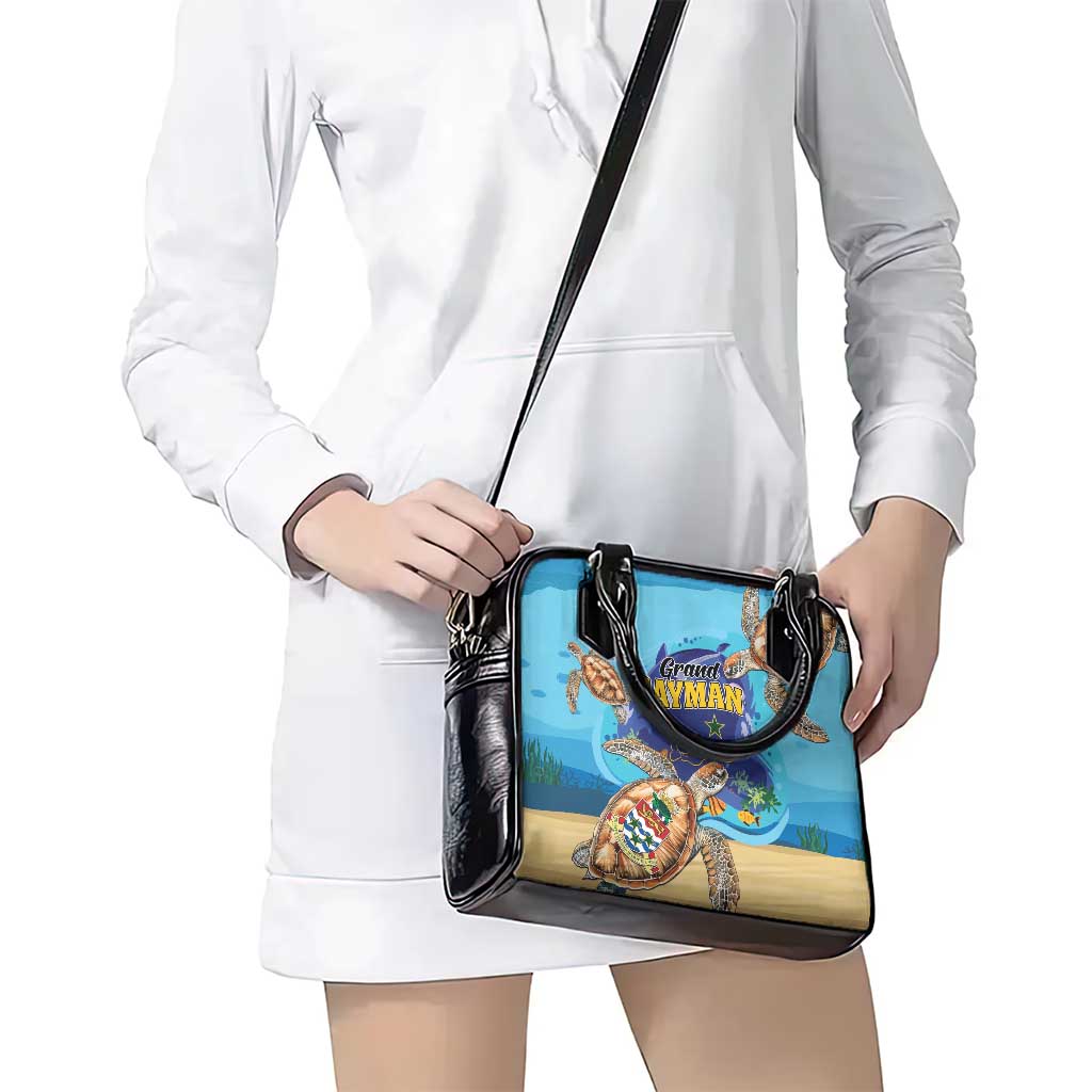 Grand Cayman Map Sea Turtle Shoulder Handbag Ocean Vibes LT01
