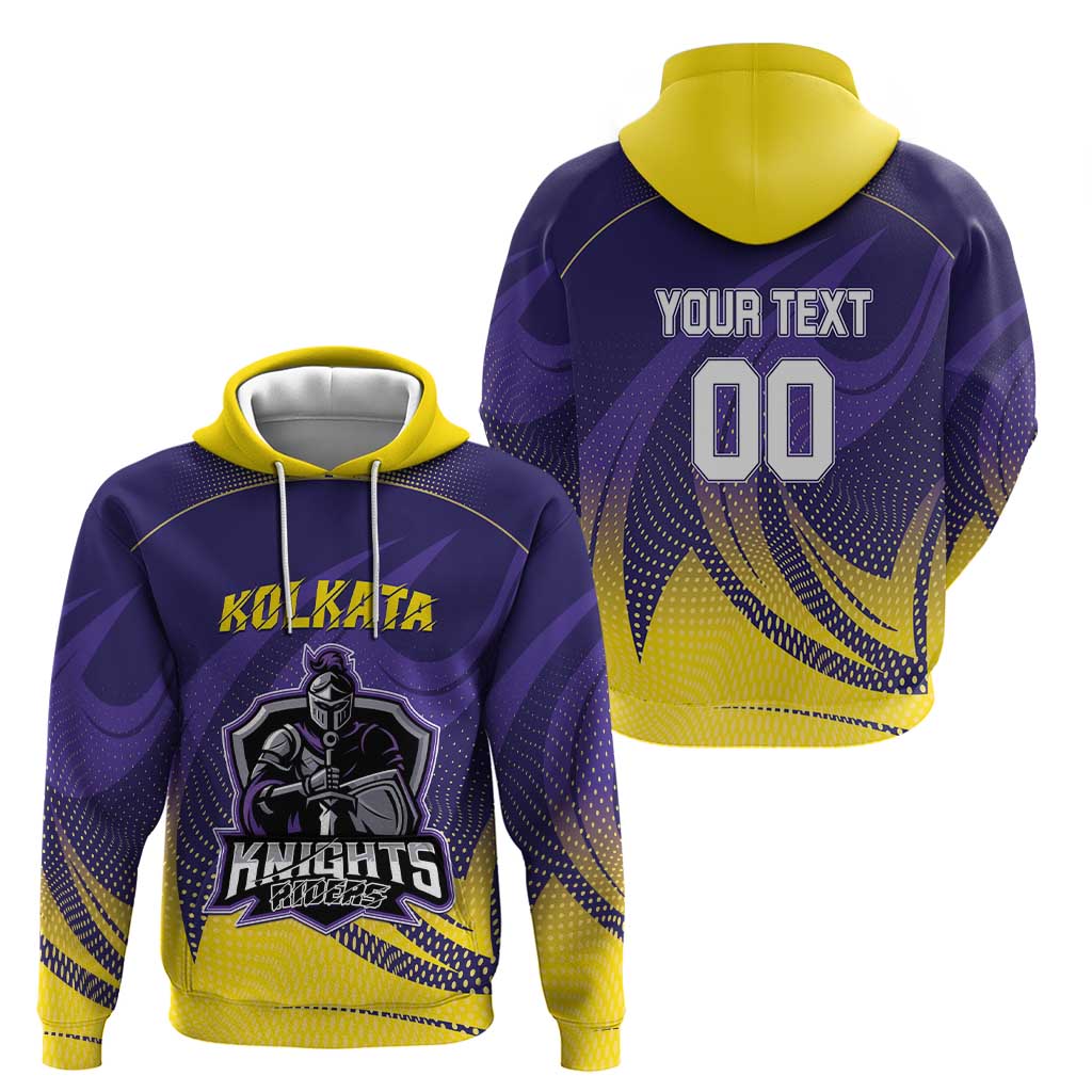 Custom Kolkata 2025 Cricket Knight Riders Hoodie Korbo Lorbo Jeetbo LT01