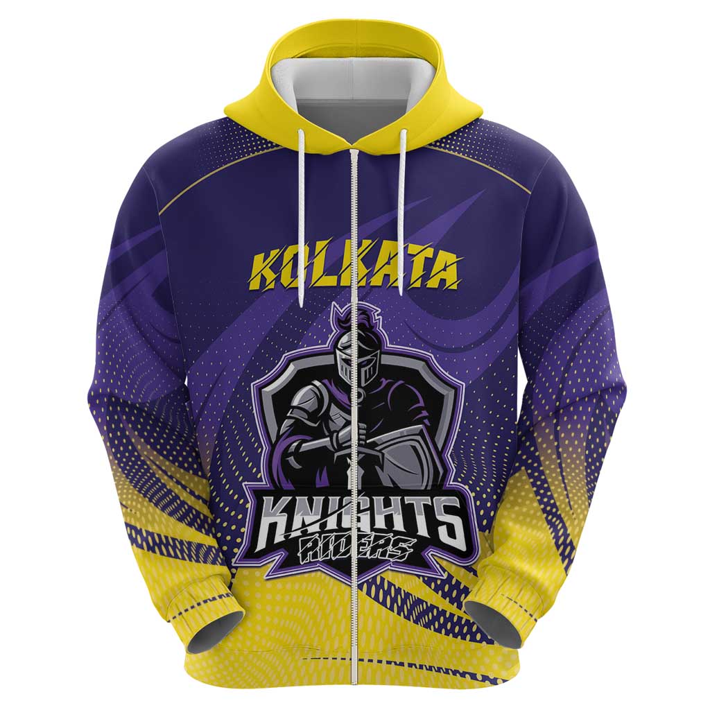 Custom Kolkata 2025 Cricket Knight Riders Hoodie Korbo Lorbo Jeetbo LT01