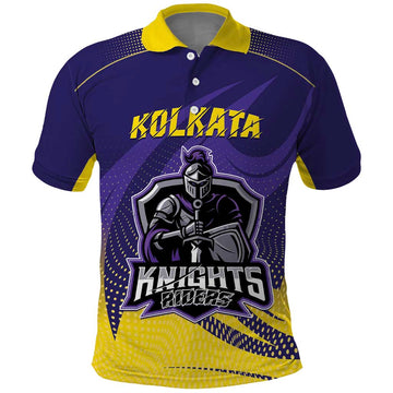 Custom Kolkata 2025 Cricket Knight Riders Polo Shirt Korbo Lorbo Jeetbo LT01
