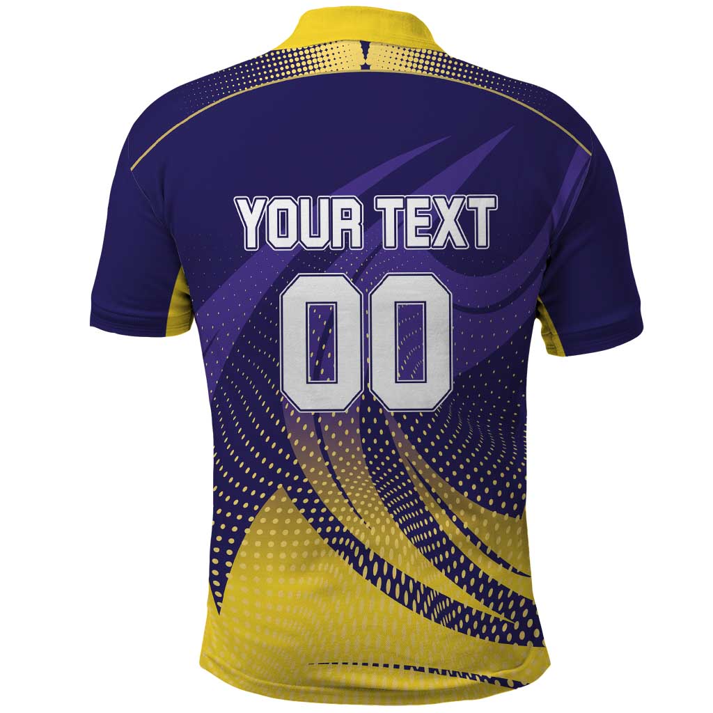 Custom Kolkata 2025 Cricket Knight Riders Polo Shirt Korbo Lorbo Jeetbo LT01