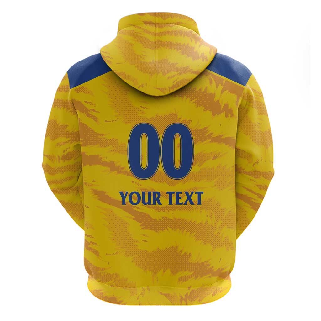 Custom Chennai 2025 Cricket Super Kings Hoodie Yellow Army Lions Champion LT01