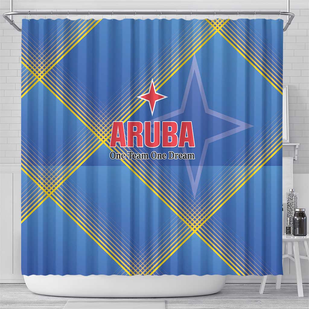 Sport Team Aruba Shower Curtain One Team One Dream LT01