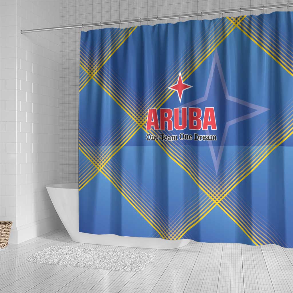 Sport Team Aruba Shower Curtain One Team One Dream LT01