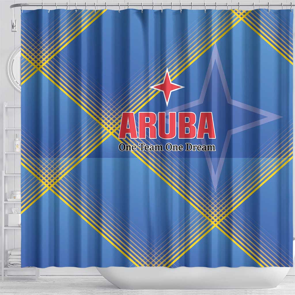 Sport Team Aruba Shower Curtain One Team One Dream LT01