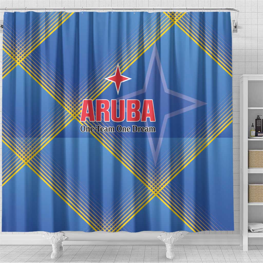 Sport Team Aruba Shower Curtain One Team One Dream LT01