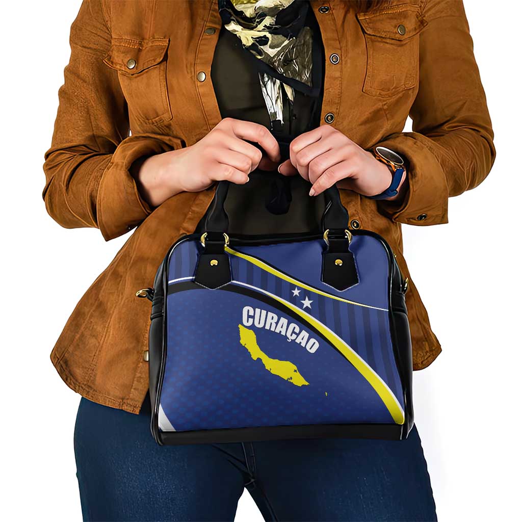 Curacao Flag Day Shoulder Handbag Korsou Map Simple Style LT01