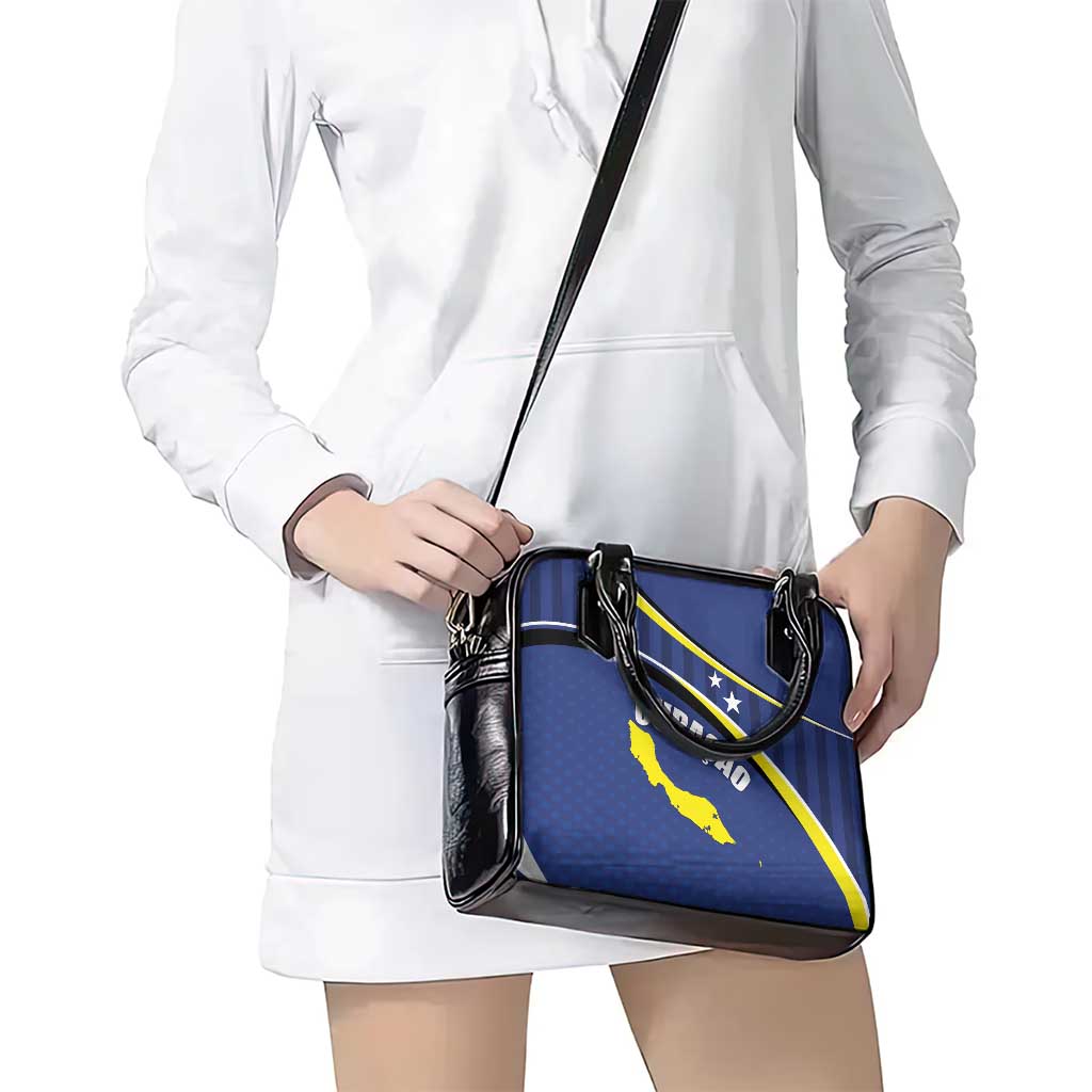 Curacao Flag Day Shoulder Handbag Korsou Map Simple Style LT01