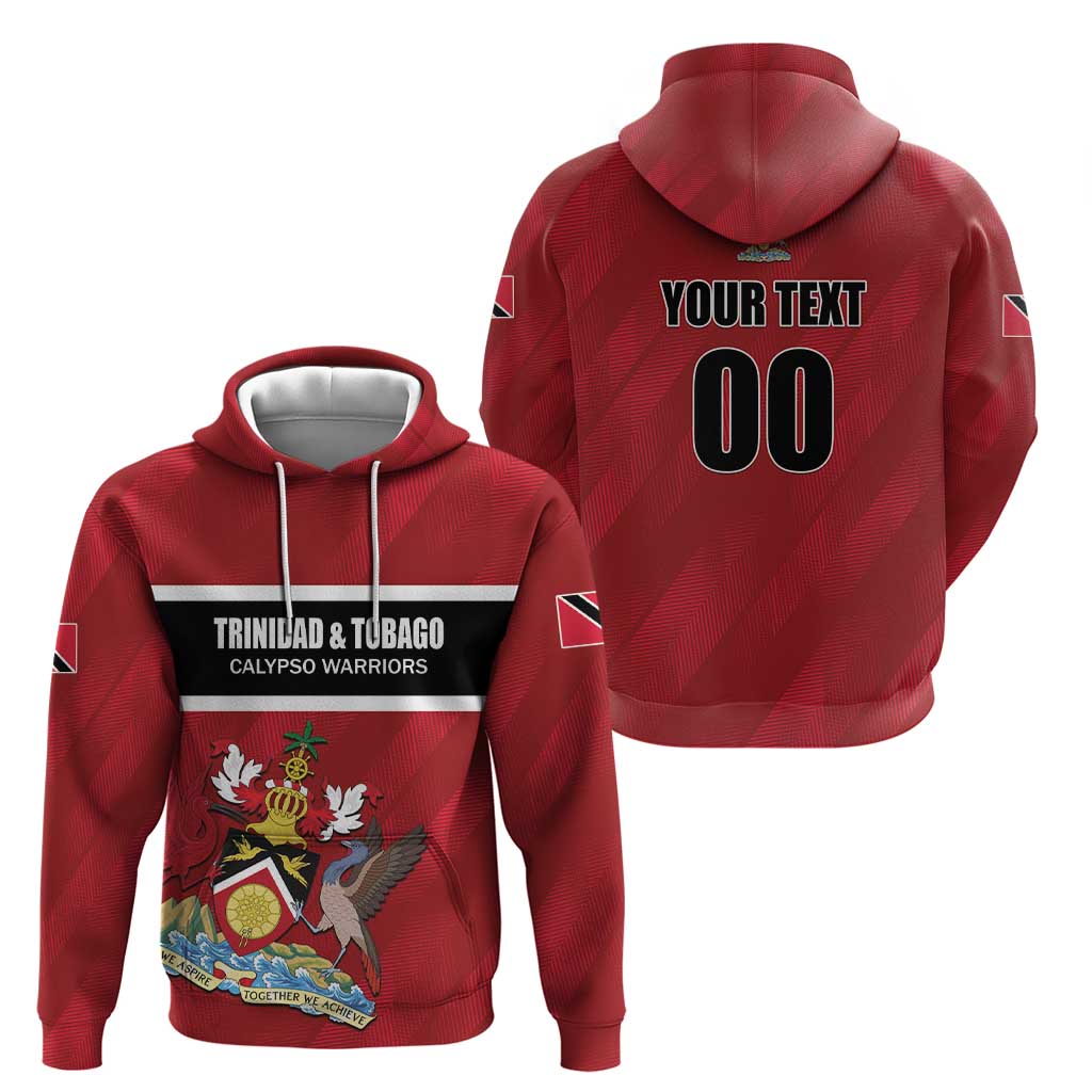 Custom Trinidad and Tobago Rugby Hoodie Come On Calypso Warriors LT01
