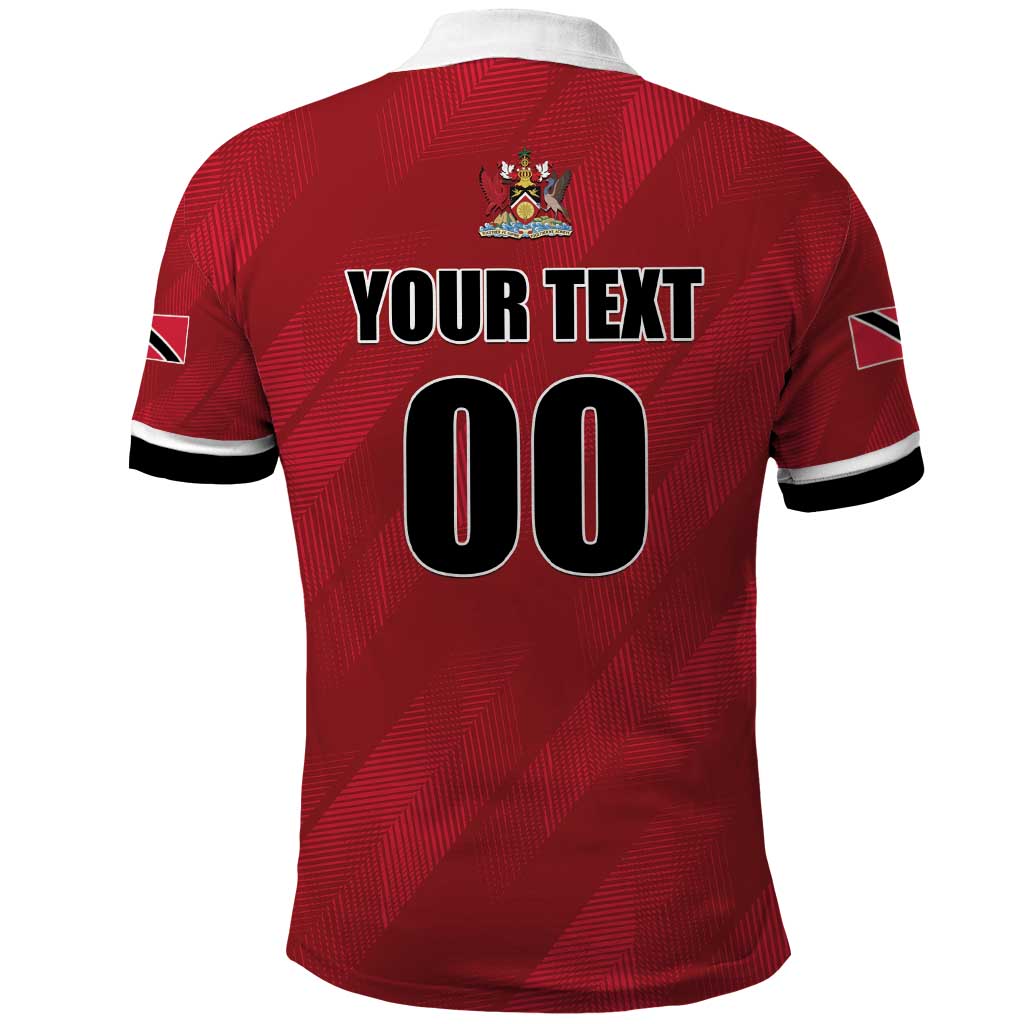 Custom Trinidad and Tobago Rugby Polo Shirt Come On Calypso Warriors LT01