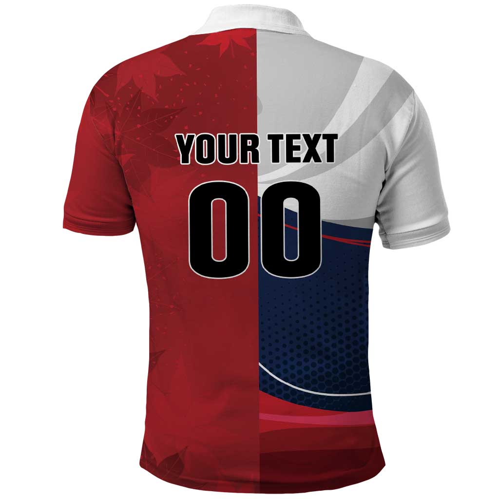 Custom Rugby France And Canada Polo Shirt Le XV de France Vs Canucks LT01