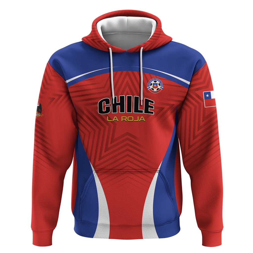 Custom Football Chile Football Hoodie La Roja Go Champions LT01