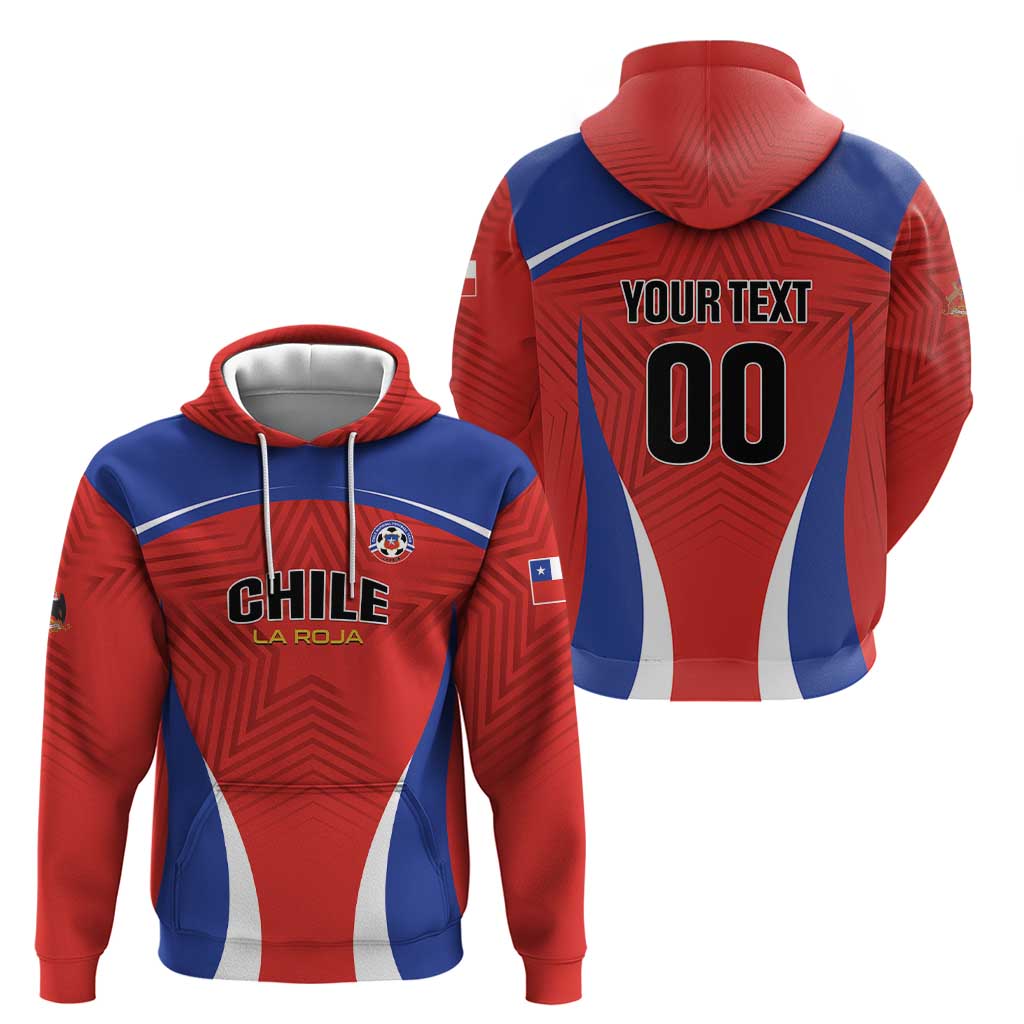 Custom Football Chile Football Hoodie La Roja Go Champions LT01