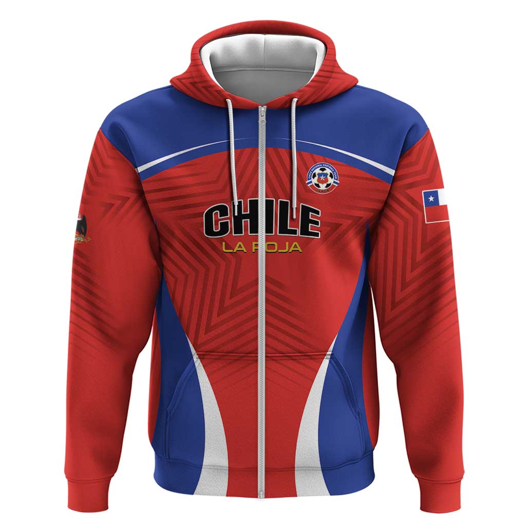 Custom Football Chile Football Hoodie La Roja Go Champions LT01