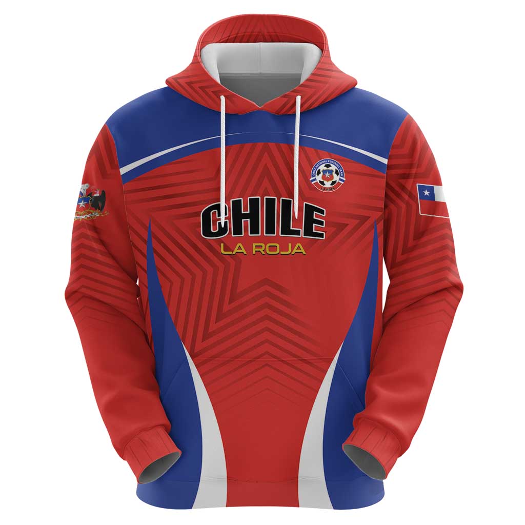 Custom Football Chile Football Hoodie La Roja Go Champions LT01