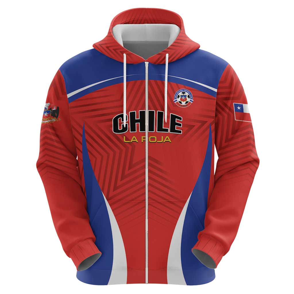 Custom Football Chile Football Hoodie La Roja Go Champions LT01