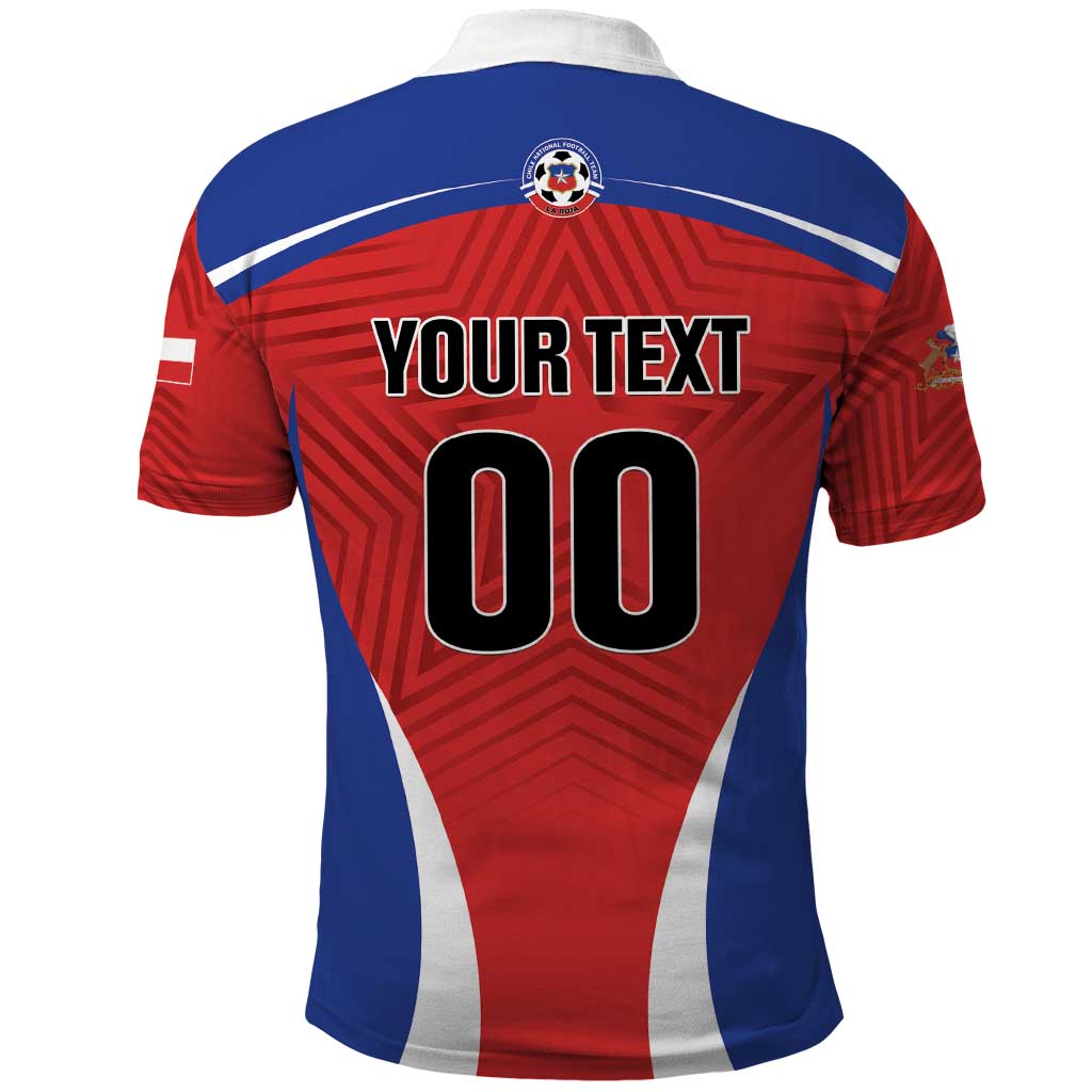 Custom Football Chile Football Polo Shirt La Roja Go Champions LT01