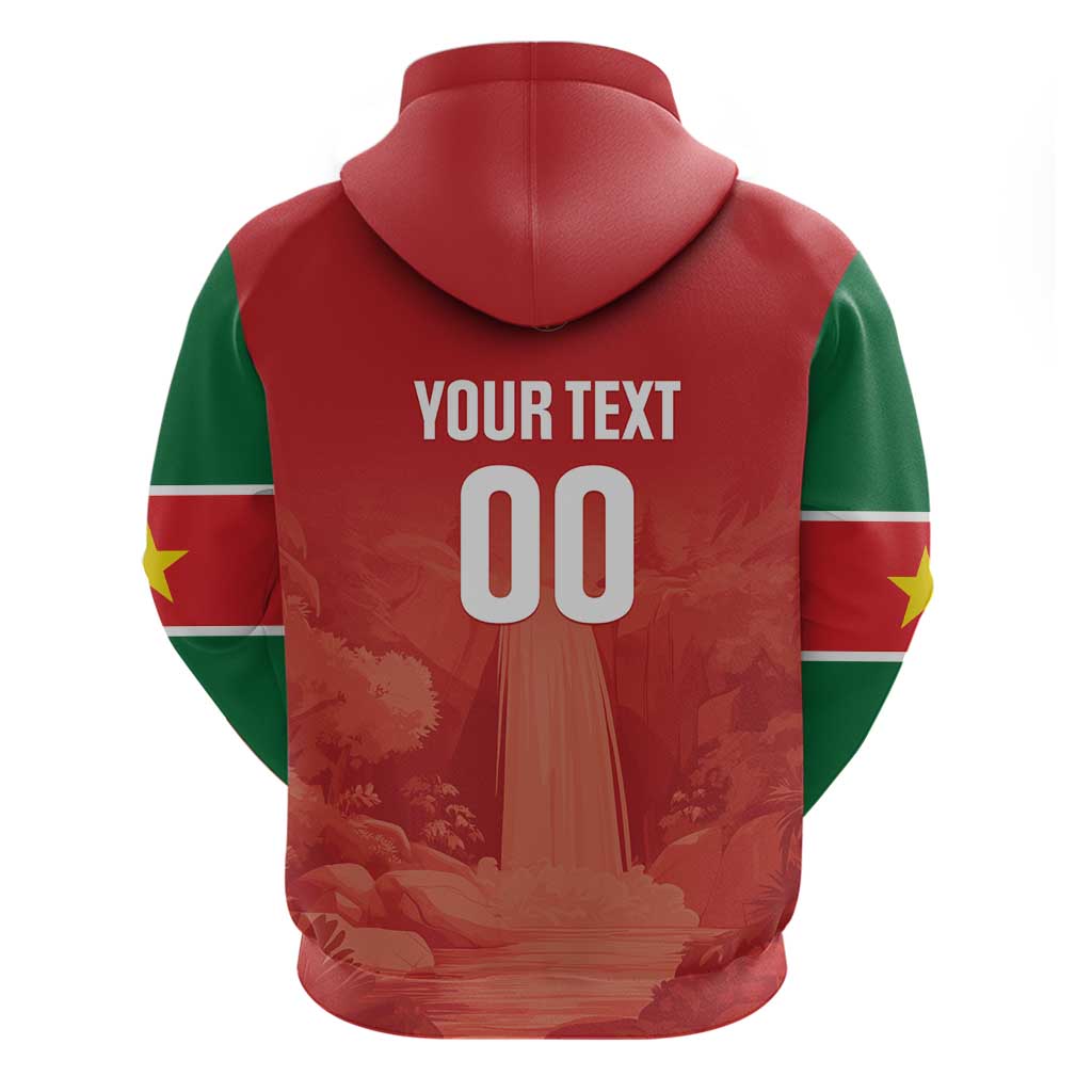 Custom Football Guadeloupe Red Hoodie Les Gwada Boy Go Champions LT01