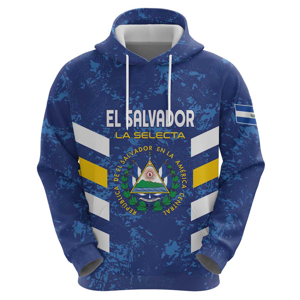 Custom El Salvador Football Hoodie La Selecta Go Champions LT01