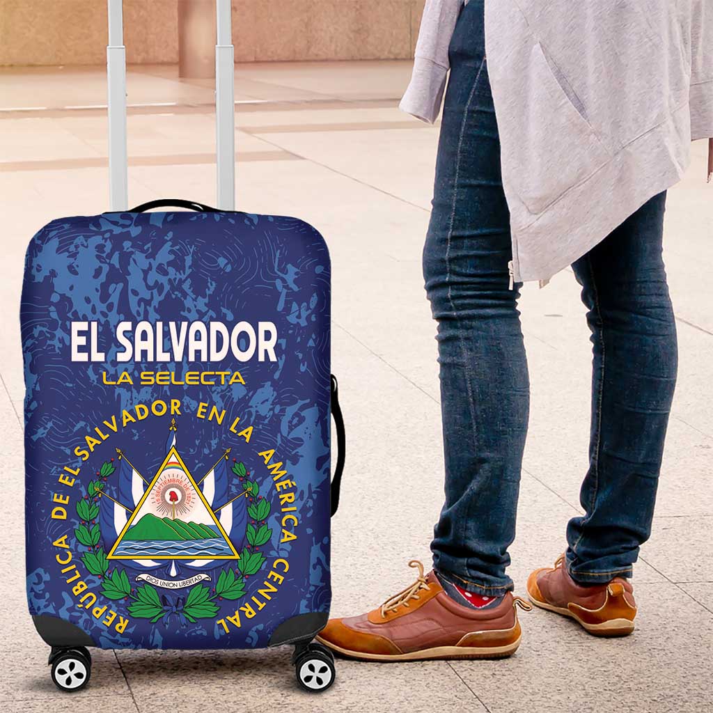 El Salvador Football Luggage Cover La Selecta Go Champions LT01