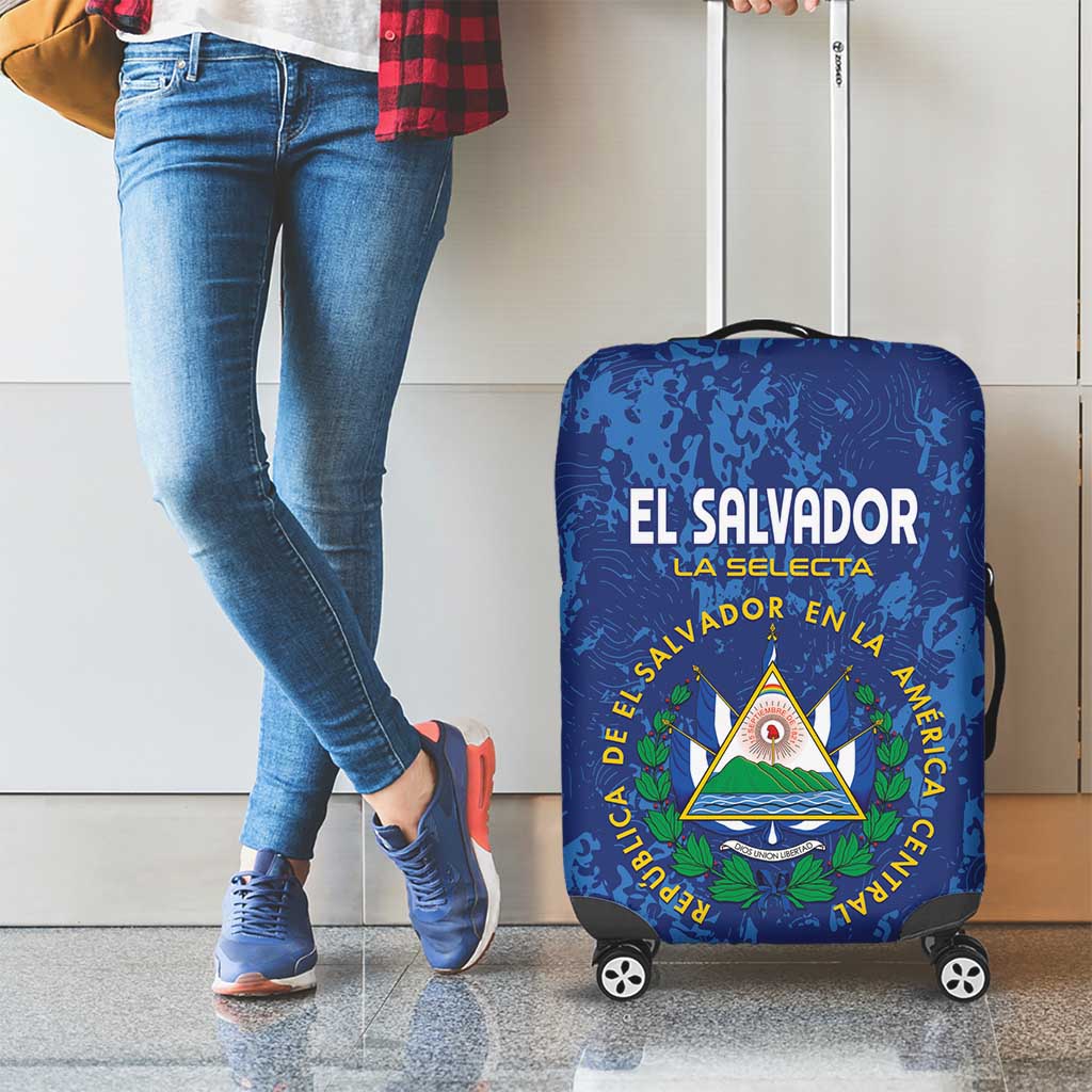 El Salvador Football Luggage Cover La Selecta Go Champions LT01