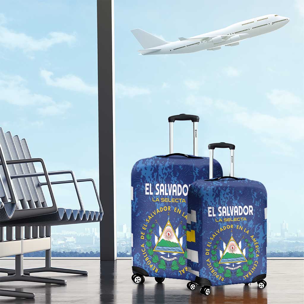 El Salvador Football Luggage Cover La Selecta Go Champions LT01