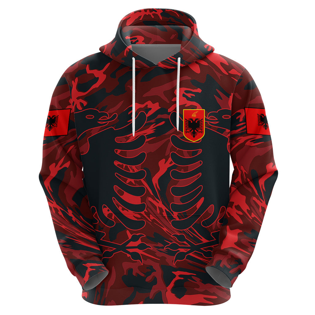 Albania Hoodie Albanian Golden Eagle Sport Version LT01