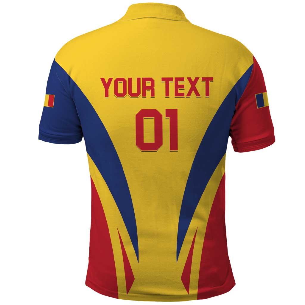 Custom Romania 2024 Football Polo Shirt Come On Tricolorii LT01