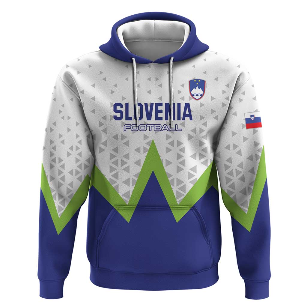 Custom Slovenia 2024 Football Hoodie Slovenija Go Champions LT01