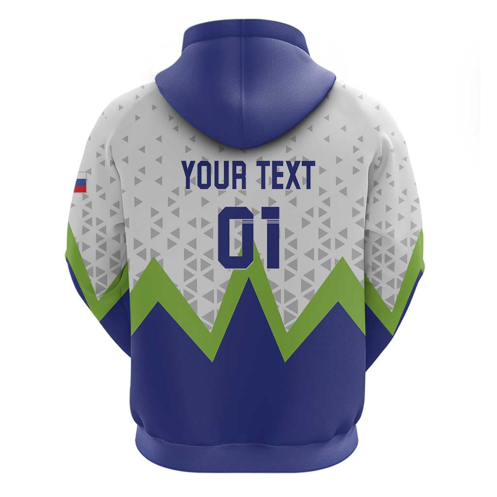 Custom Slovenia 2024 Football Hoodie Slovenija Go Champions LT01