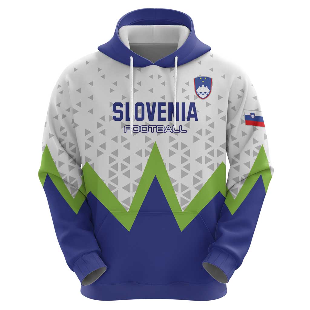 Custom Slovenia 2024 Football Hoodie Slovenija Go Champions LT01