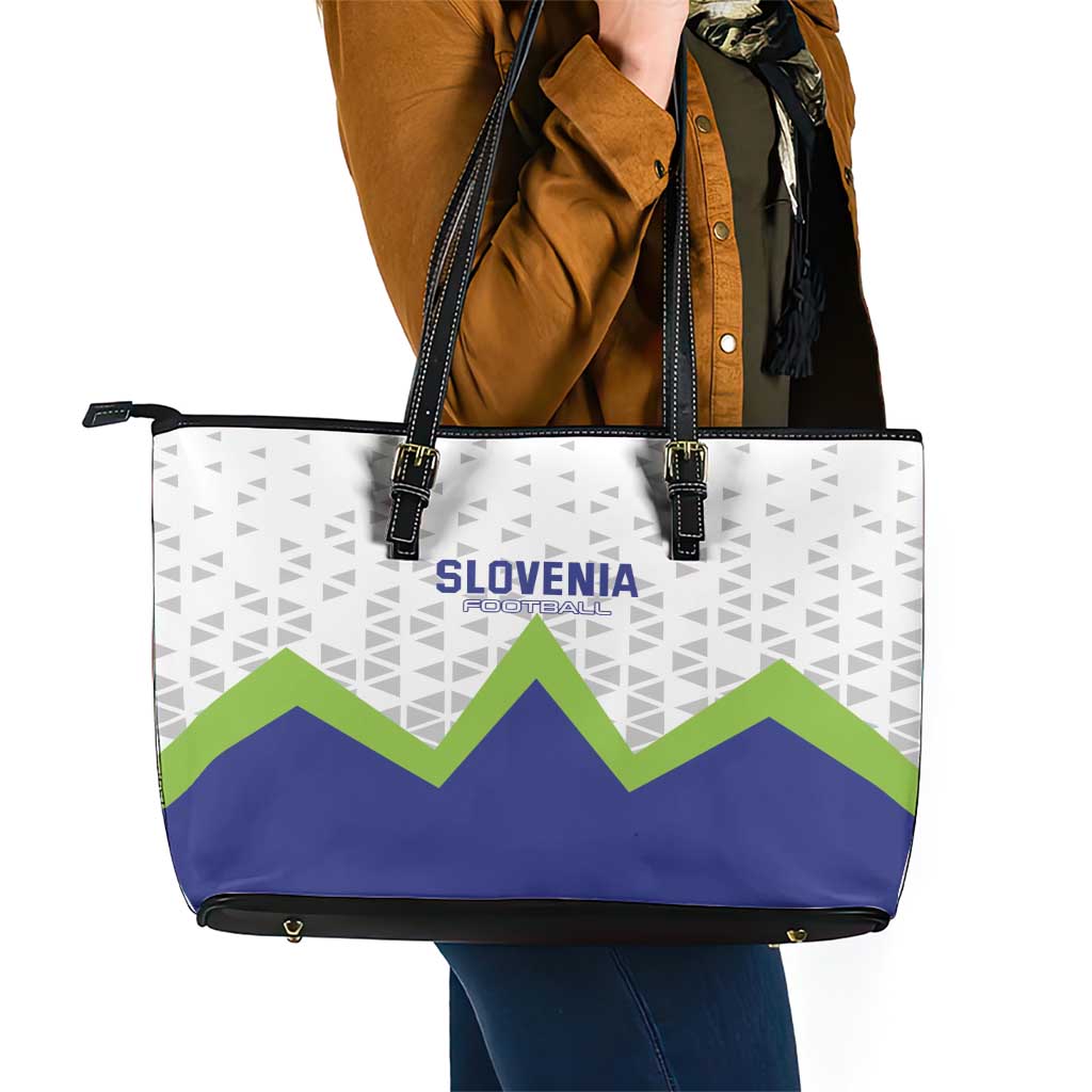 Slovenia 2024 Football Leather Tote Bag Slovenija Go Champions LT01