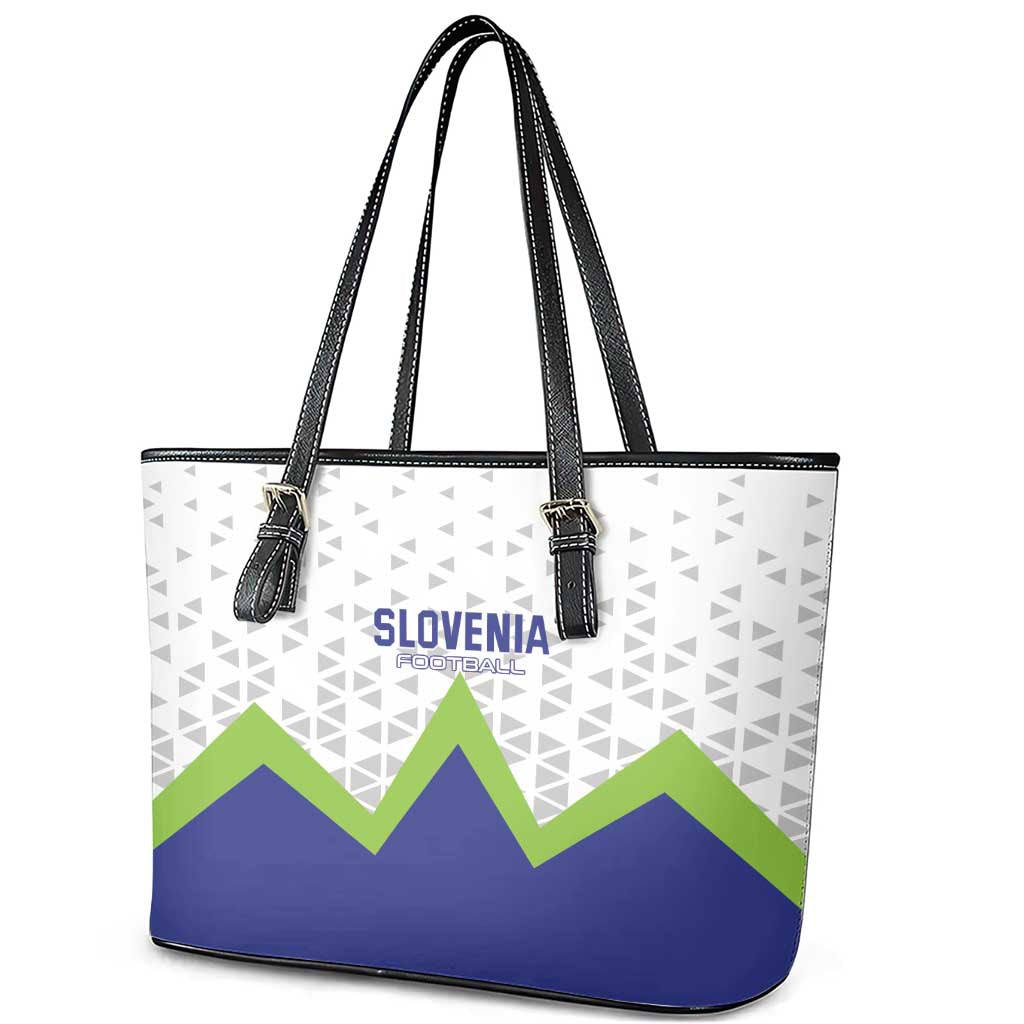Slovenia 2024 Football Leather Tote Bag Slovenija Go Champions LT01
