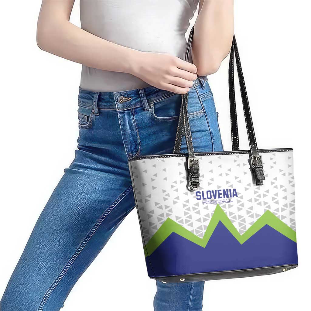 Slovenia 2024 Football Leather Tote Bag Slovenija Go Champions LT01