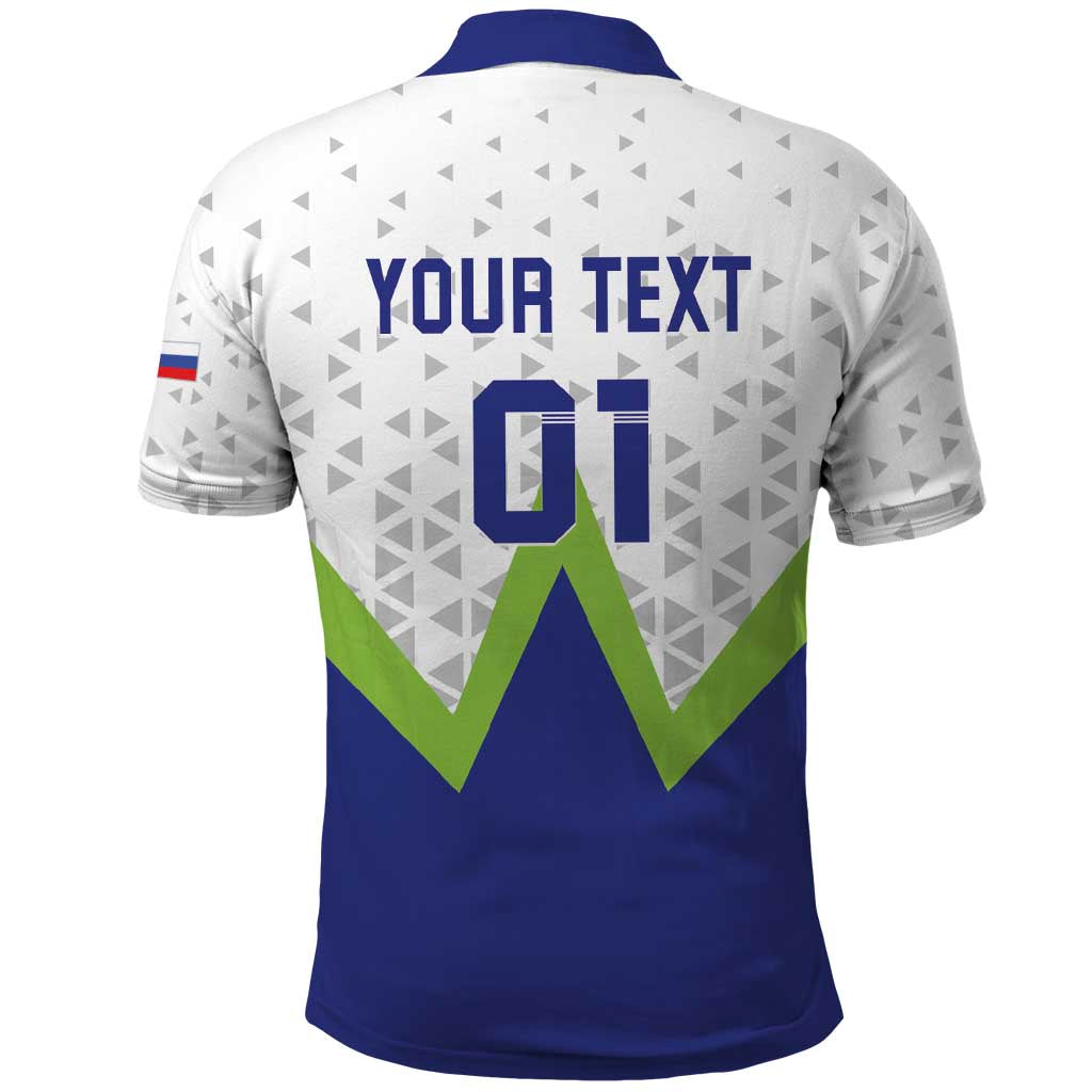 Custom Slovenia 2024 Football Polo Shirt Slovenija Go Champions LT01