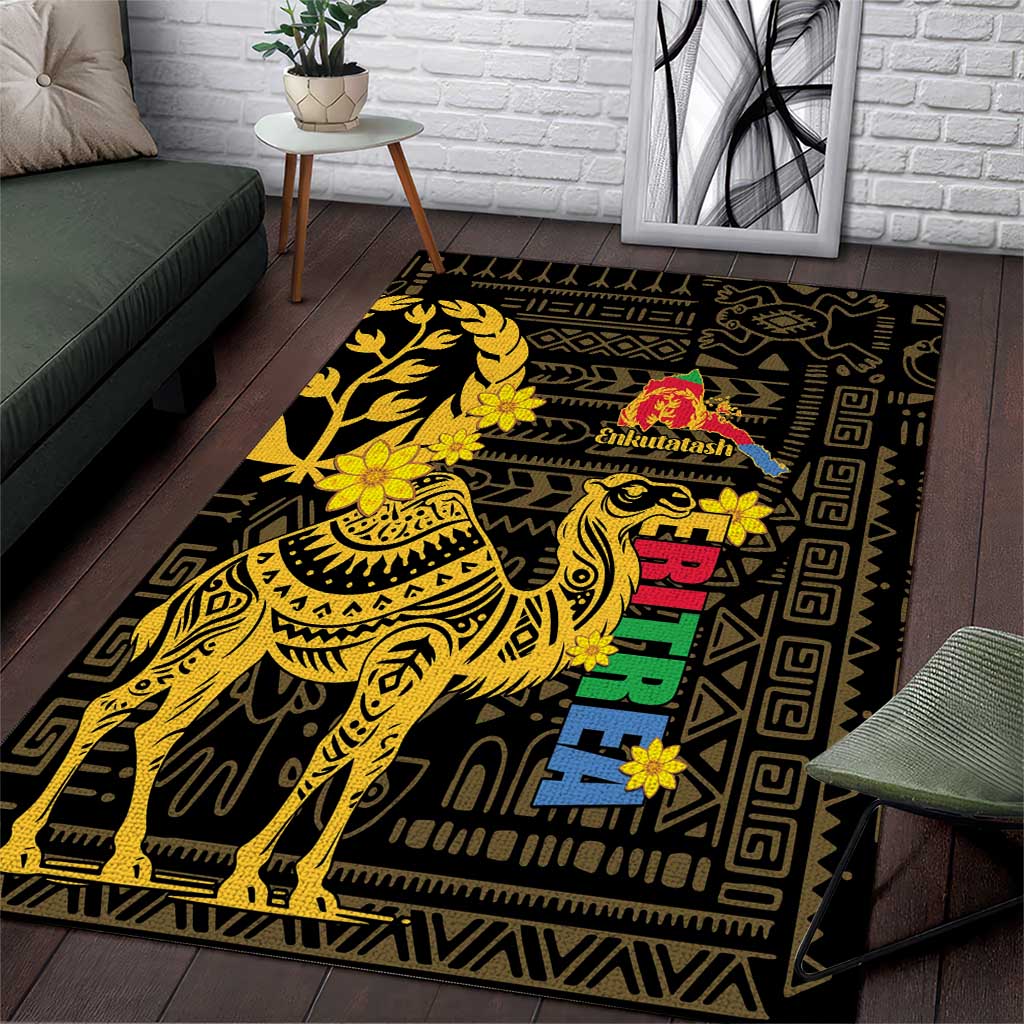 Enkutatash Eritrea New Year Area Rug Eritrean Camel African Pattern LT01