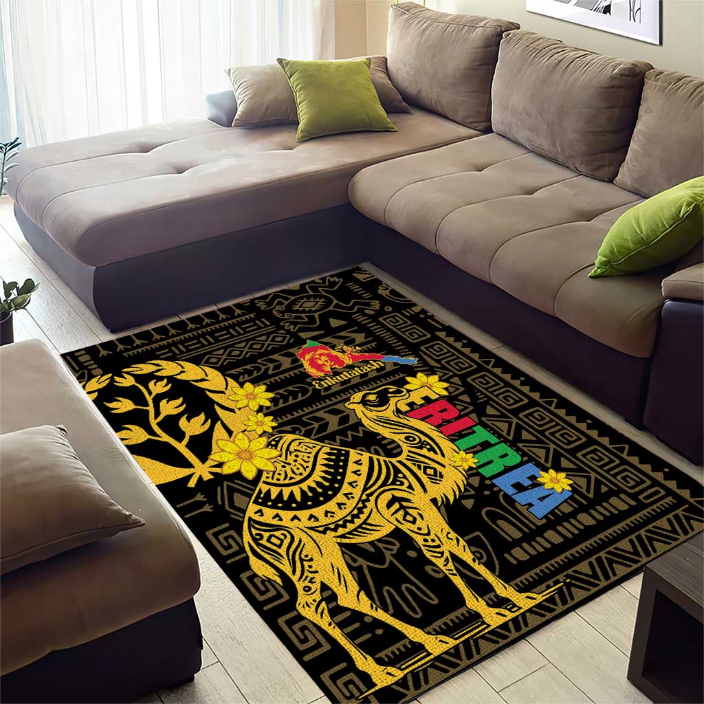 Enkutatash Eritrea New Year Area Rug Eritrean Camel African Pattern LT01