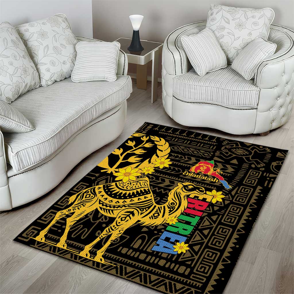 Enkutatash Eritrea New Year Area Rug Eritrean Camel African Pattern LT01