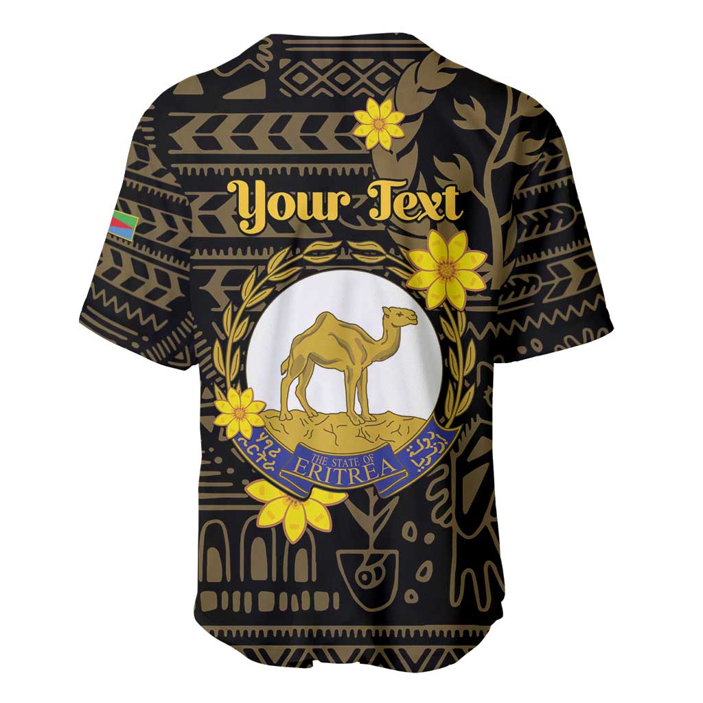 Enkutatash Eritrea New Year Baseball Jersey Eritrean Camel African Pattern LT01