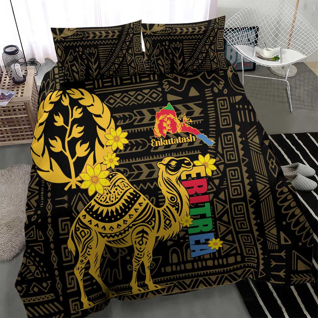 Enkutatash Eritrea New Year Bedding Set Eritrean Camel African Pattern LT01