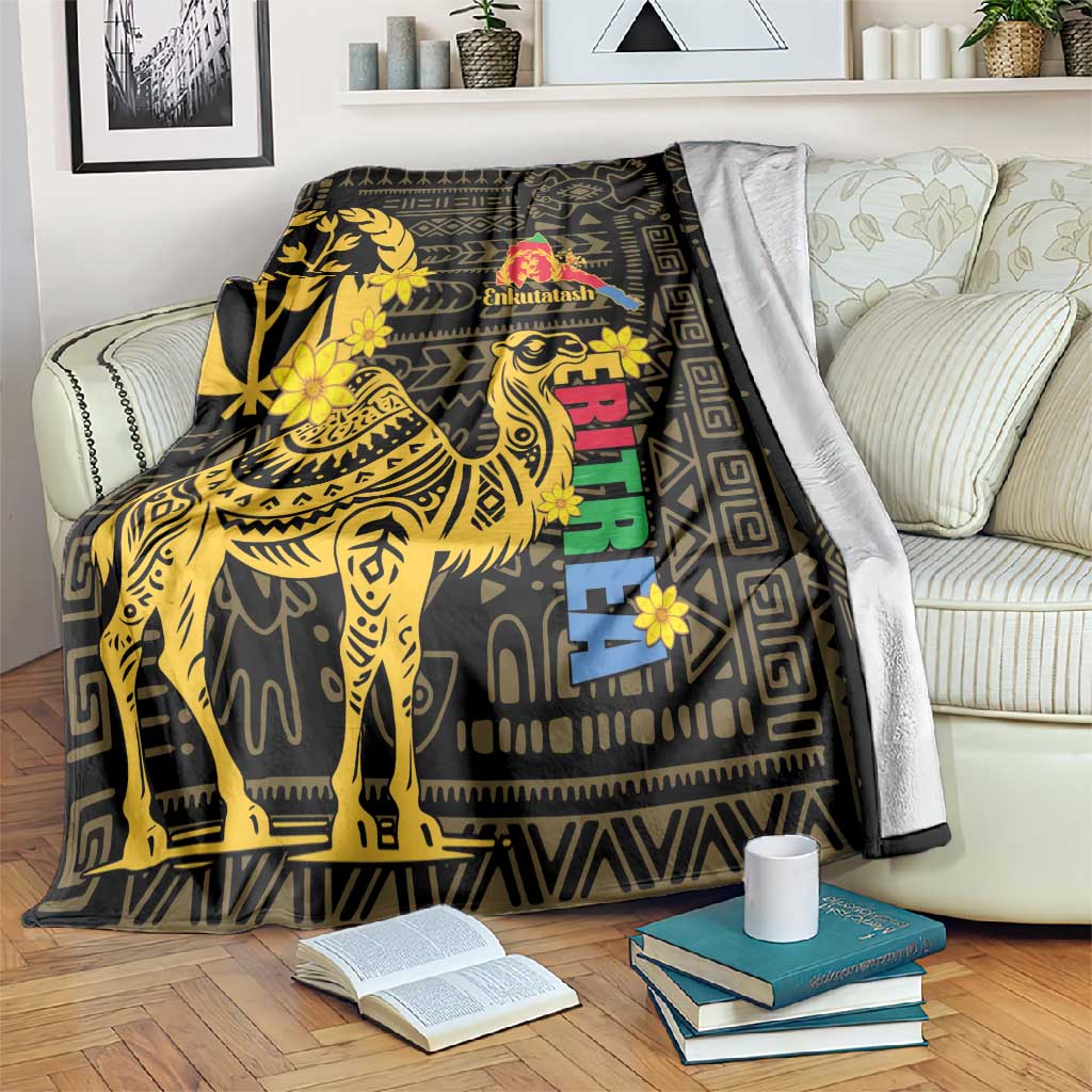 Enkutatash Eritrea New Year Blanket Eritrean Camel African Pattern LT01