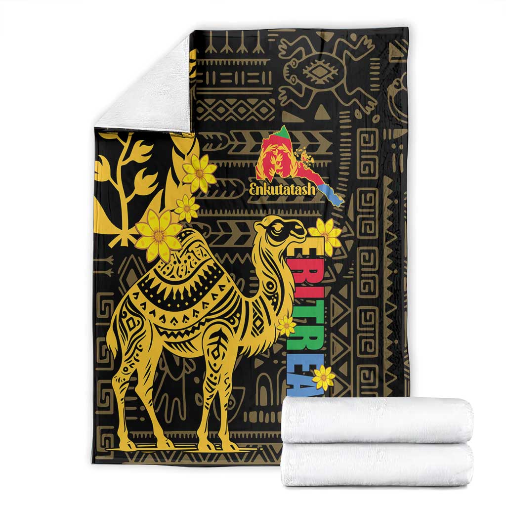 Enkutatash Eritrea New Year Blanket Eritrean Camel African Pattern LT01