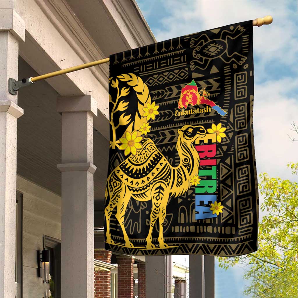 Enkutatash Eritrea New Year Garden Flag Eritrean Camel African Pattern LT01