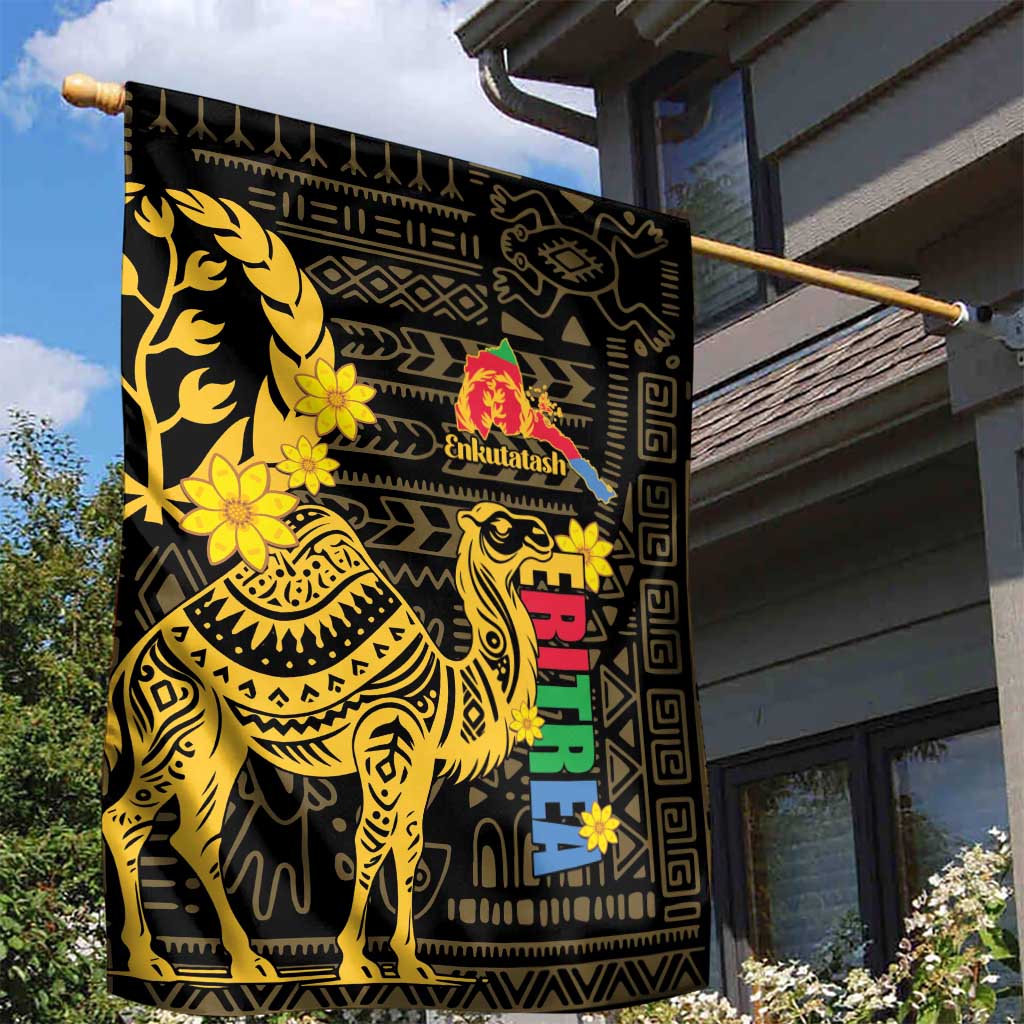 Enkutatash Eritrea New Year Garden Flag Eritrean Camel African Pattern LT01